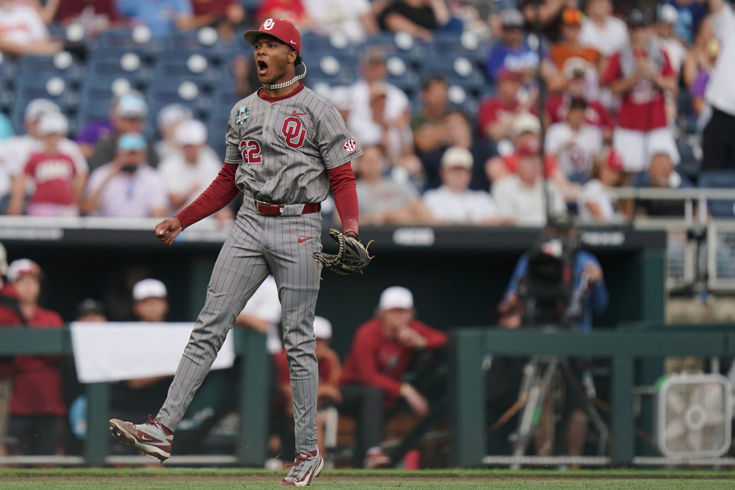 Men’s College World Series: Oklahoma Rides Freshman Mercurius’s Stellar Start to 4-3 Win Over Georgia