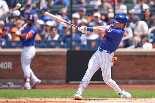 A.J. Ewing’s big game lifts the Mets over the Braves 8-1 for a series win