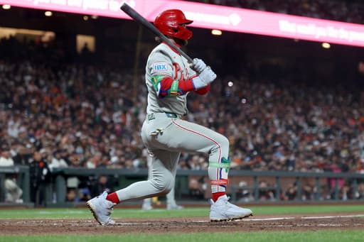 Alec Bohm and Bryce Harper lead rally in 7th as Phillies come back to beat Giants 6-4